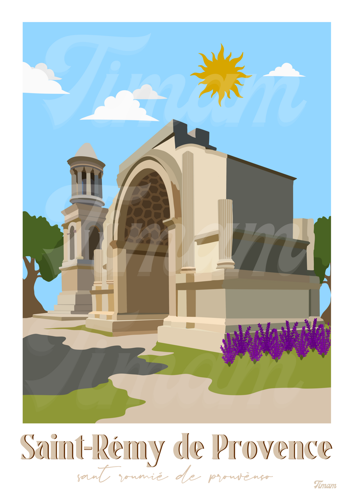 Affiche/Carte postale Saint Rémy de Provence