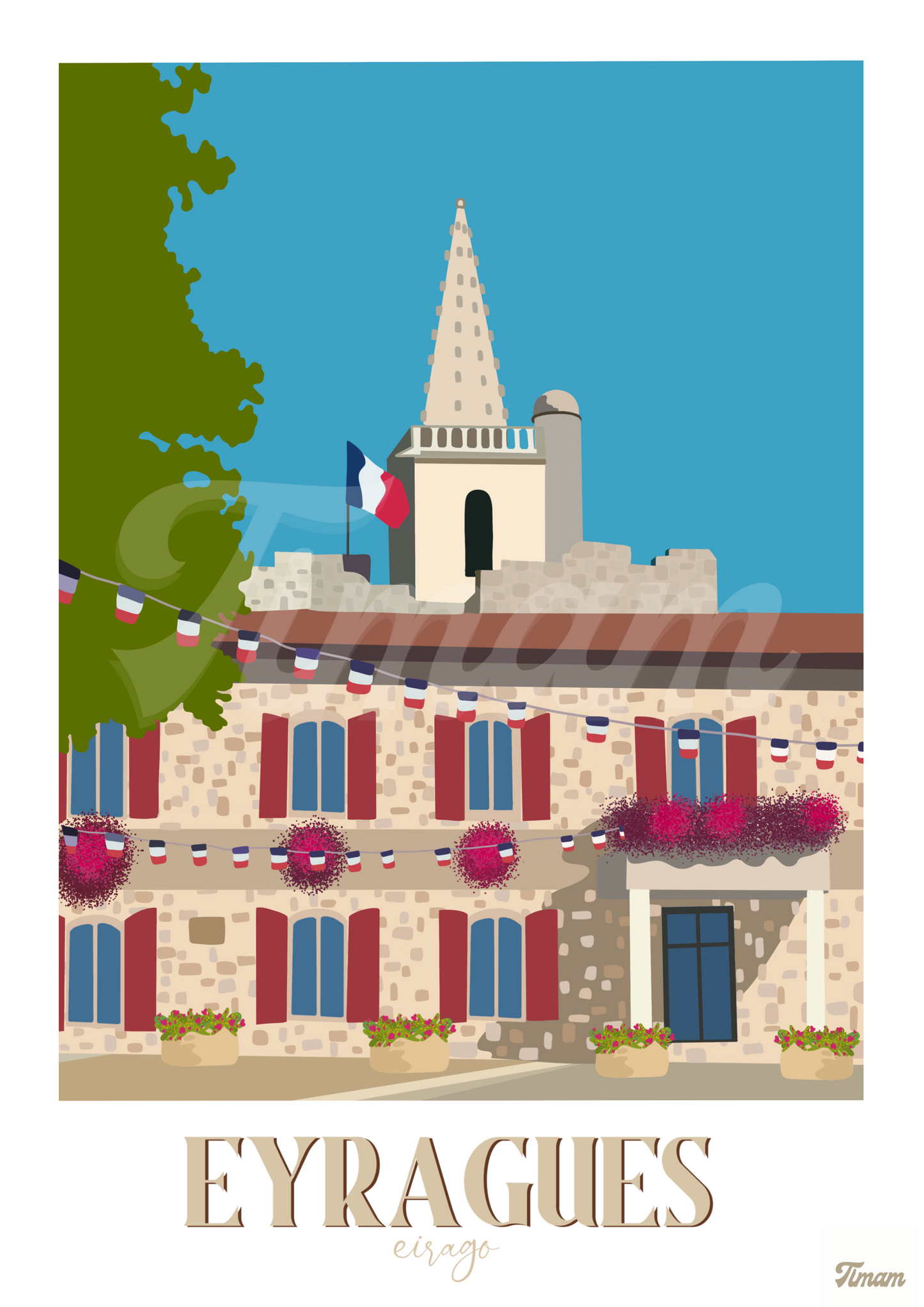 ⭐️ Eyragues : le clocher ⭐️