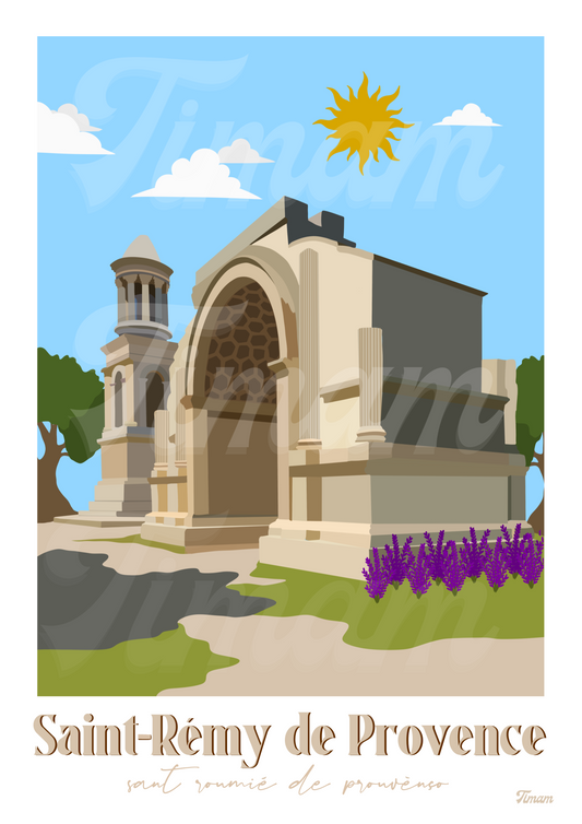 Affiche/Carte postale Saint Rémy de Provence